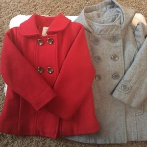 Old Navy Bundle Pea coat jacket size 2T